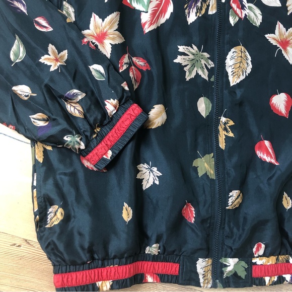 Vintage silk jacket size XL - Picture 13 of 15